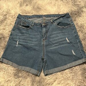 NWOT Shein high waisted denim shorts